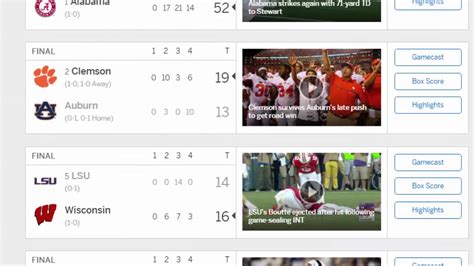 college football scores today fbs|college football scores right now.